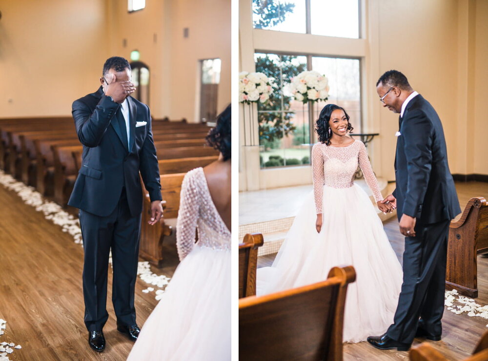 The Colony, TX Wedding- Chapel Ana Villa- Pharris Photography- Getting Ready- Jordan + Joshua- First Look