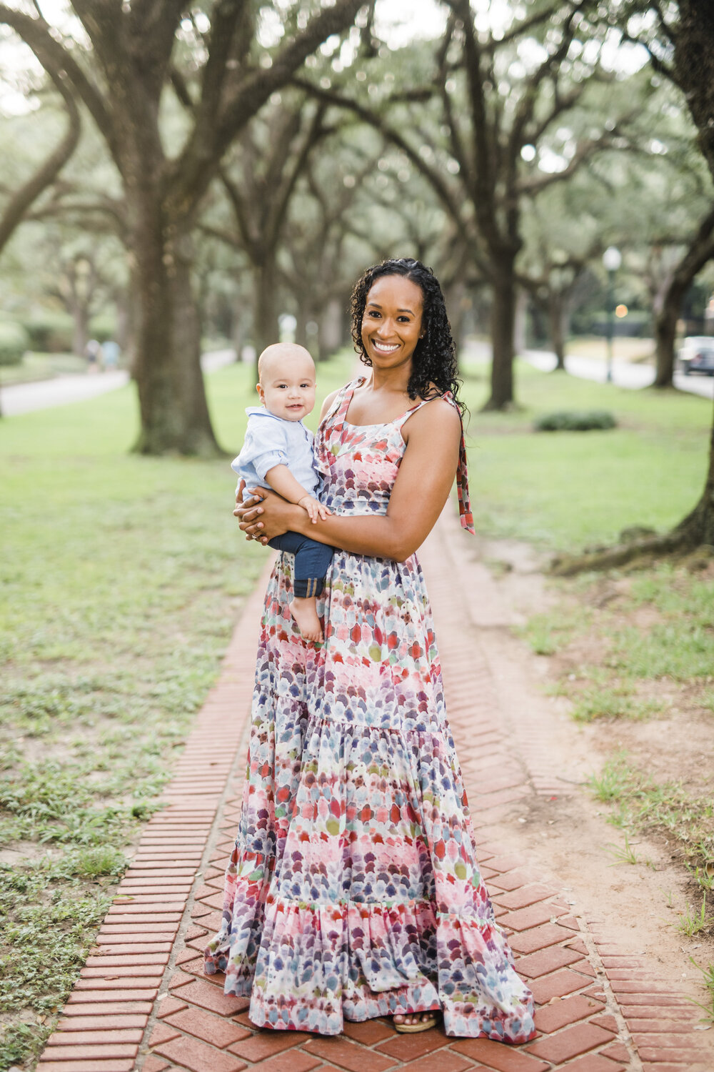 Houston, TX Family- Pharris Photography- Family Session- N &amp; S Blvd Oak Trees-Black Family