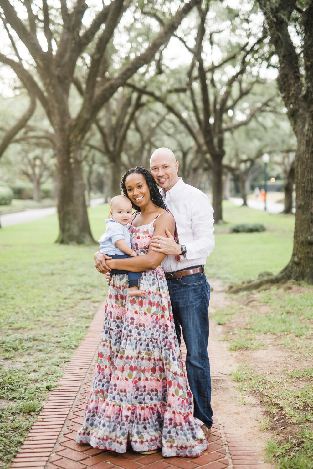 Houston, TX Family- Pharris Photography- Family Session- N &amp; S Blvd Oak Trees-Black Family