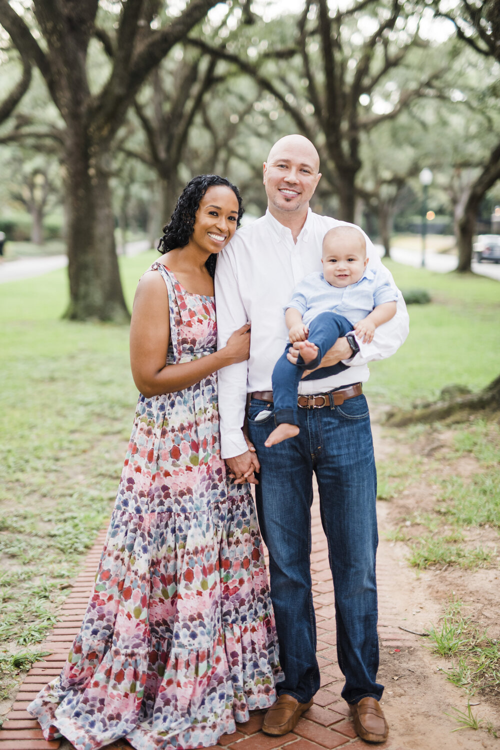 Houston, TX Family- Pharris Photography- Family Session- N &amp; S Blvd Oak Trees-Black Family