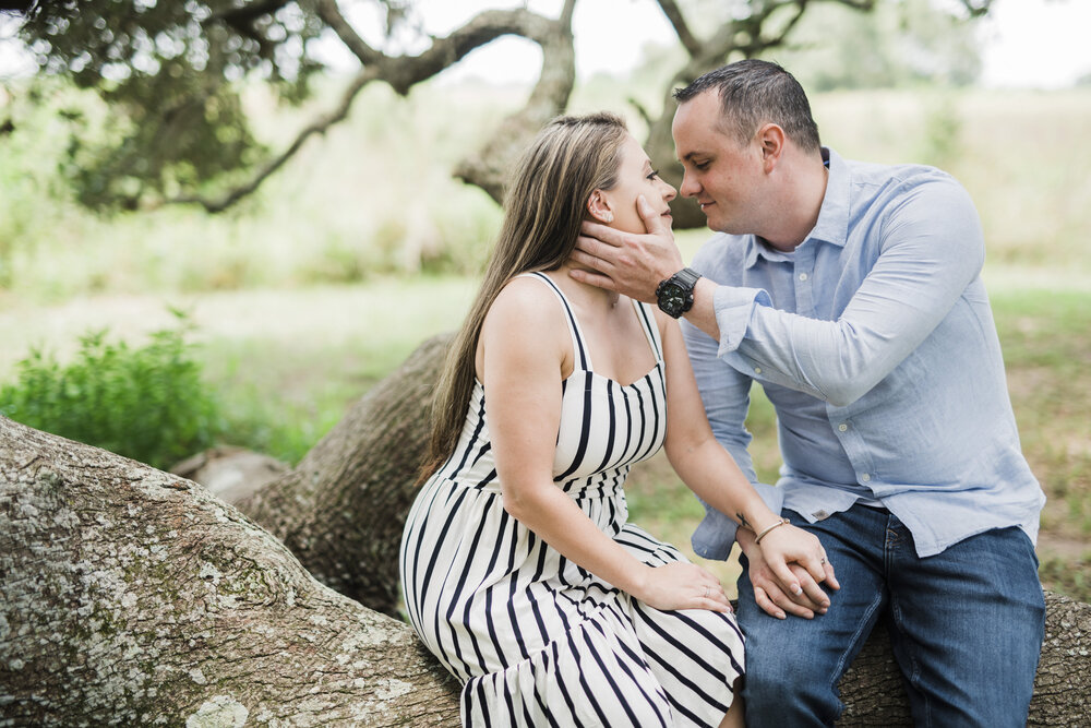 Houston, TX Engagement- Pharris Photography- Engagement Session- Sandlewood Manor- Taylor + Troy