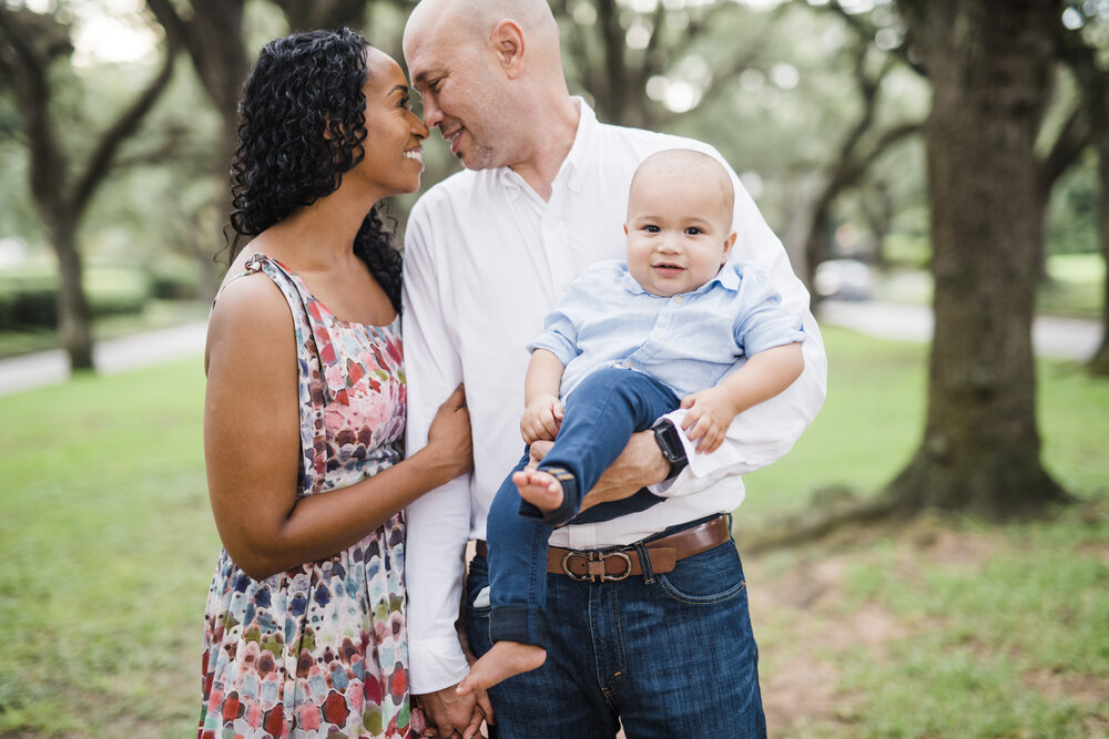 Houston, TX Family- Pharris Photography- Family Session- N &amp; S Blvd Oak Trees-Black Family