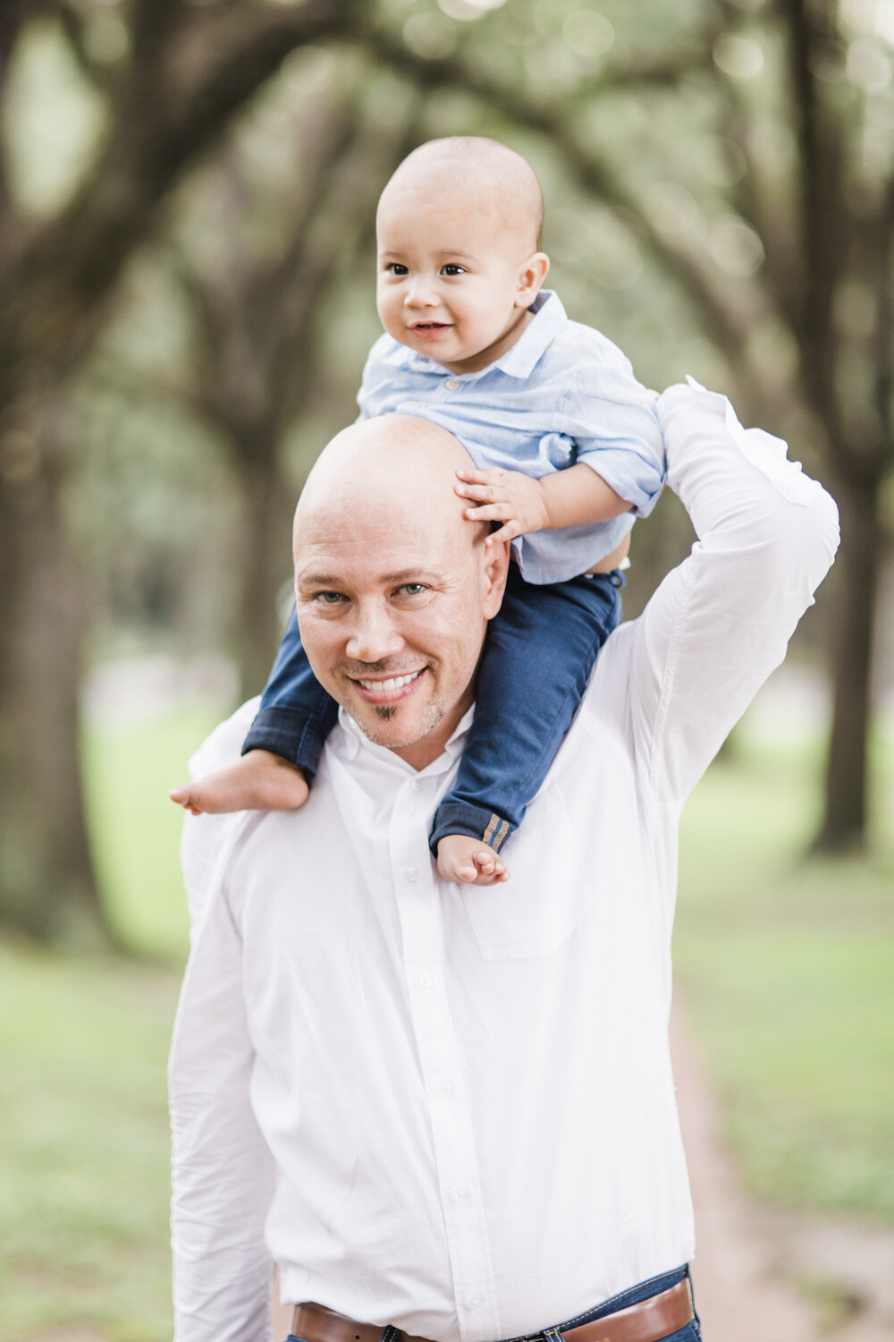 Houston, TX Family- Pharris Photography- Family Session- N &amp; S Blvd Oak Trees-Black Family