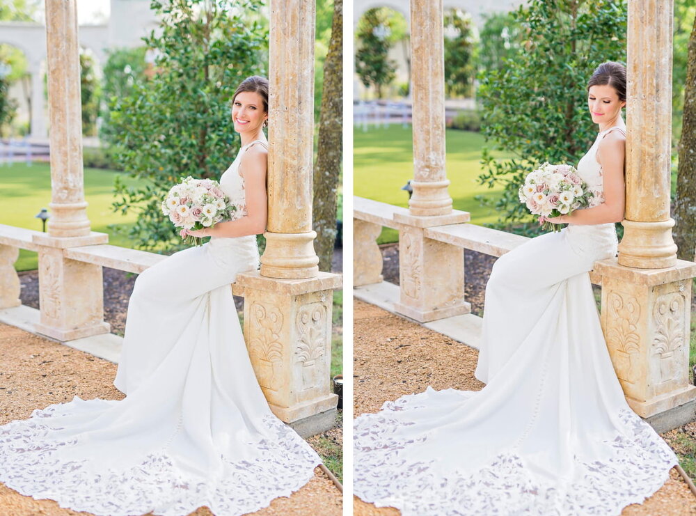 Little Elm, Texas Bridal Portraits- Pharris Photography- Bridal Session-Knotting Hill Place-Leah Dudley