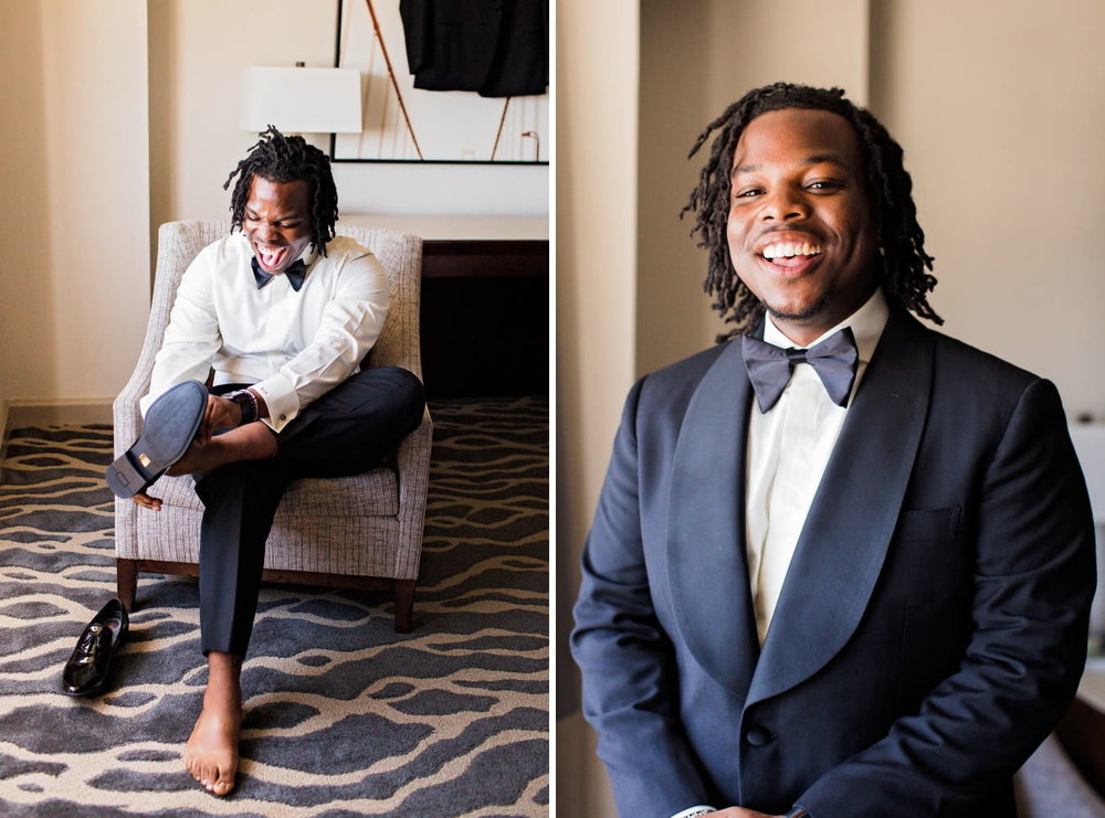 California Wedding- Pharris Photography- Getting Ready- Tori + Elijah- Groom