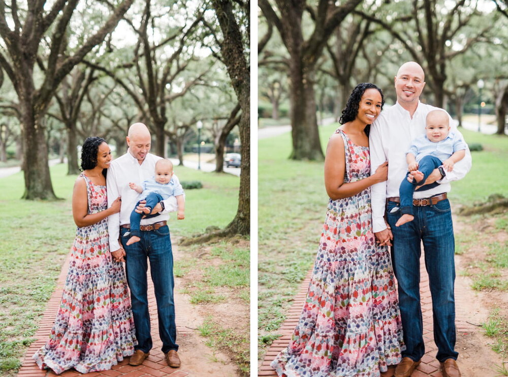 Houston, TX Family- Pharris Photography- Family Session- N &amp; S Blvd Oak Trees-Black Family