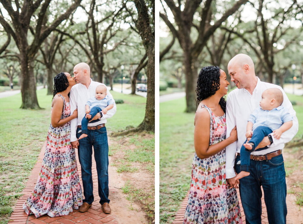 Houston, TX Family- Pharris Photography- Family Session- N &amp; S Blvd Oak Trees-Black Family