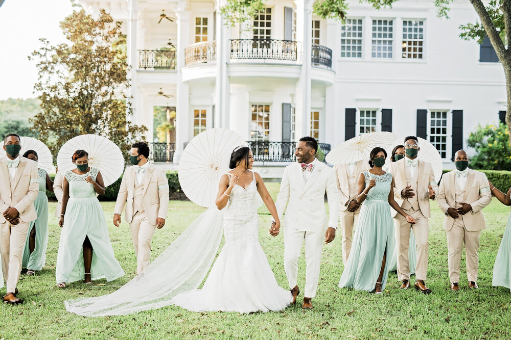 Tomball,TX Wedding- Sandlewood Manor- Pharris Photography-Reception-Nichelle + MAJOR-Bridal Party