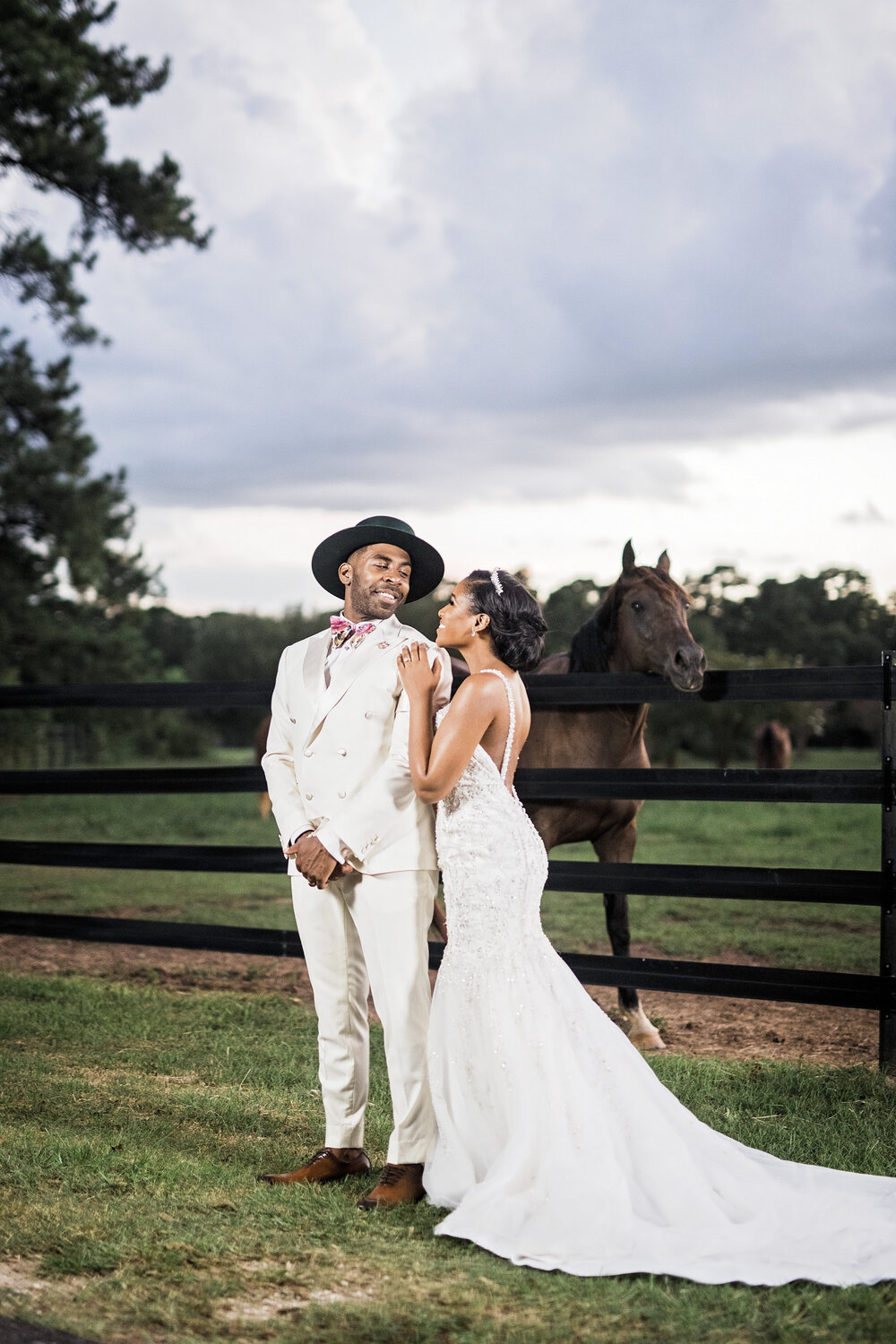 Tomball,TX Wedding- Sandlewood Manor- Pharris Photography-Reception-Nichelle + MAJOR-Bride + Groom