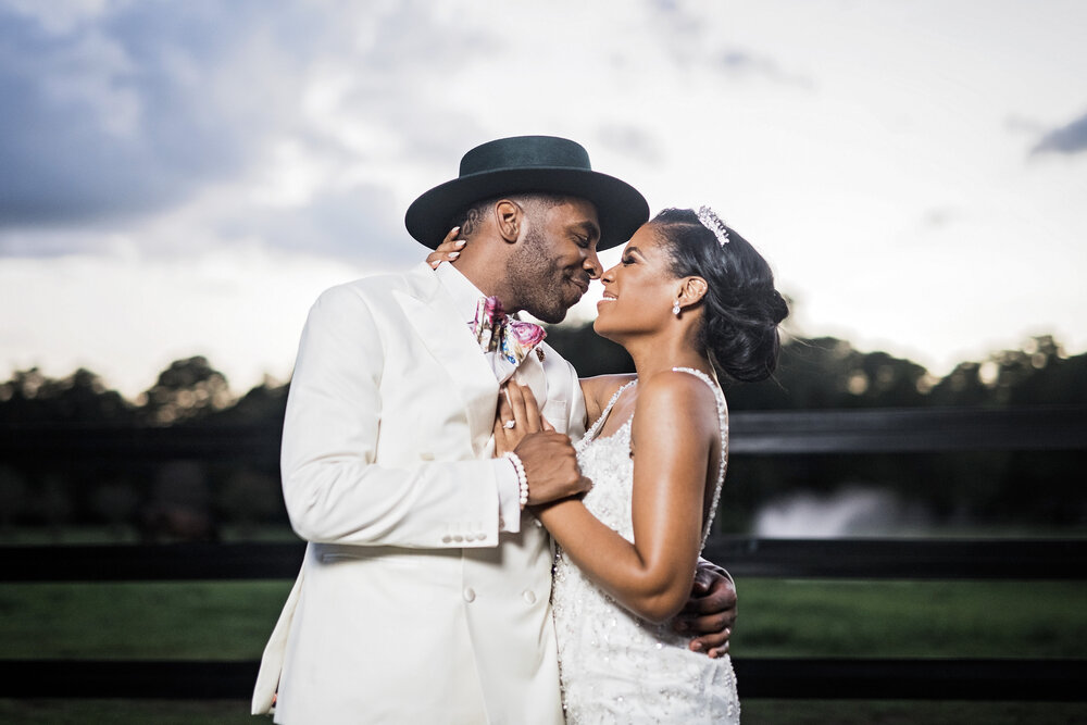 Tomball,TX Wedding- Sandlewood Manor- Pharris Photography-Reception-Nichelle + MAJOR-Bride + Groom