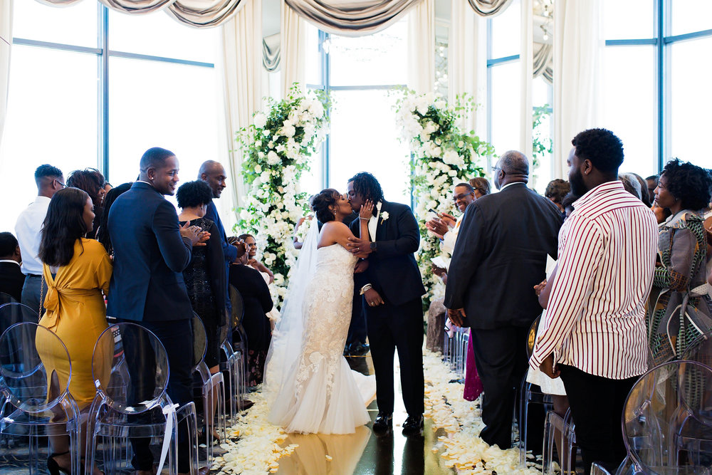 California Wedding- Pharris Photography- Ceremony- Tori + Elijah- Just Married