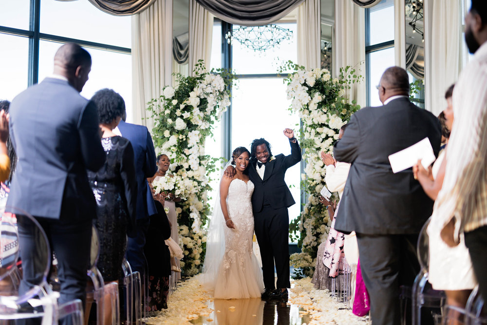 California Wedding- Pharris Photography- Ceremony- Tori + Elijah- Just Married