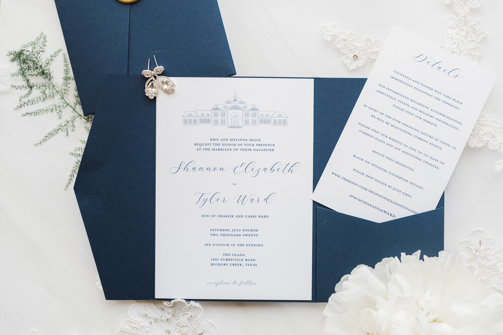 Tomball, TX Wedding-Sandlewood Manor- Pharris Photography- Details-Shannon + Tyler-Invitations