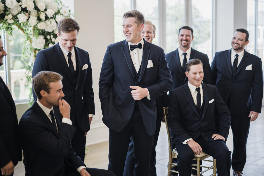 Tomball, TX Wedding-Sandlewood Manor- Pharris Photography-Ceremony-Shannon + Tyler-Groomsmen