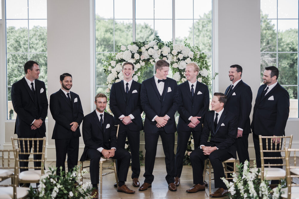 Tomball, TX Wedding-Sandlewood Manor- Pharris Photography-Ceremony-Shannon + Tyler-Groomsmen