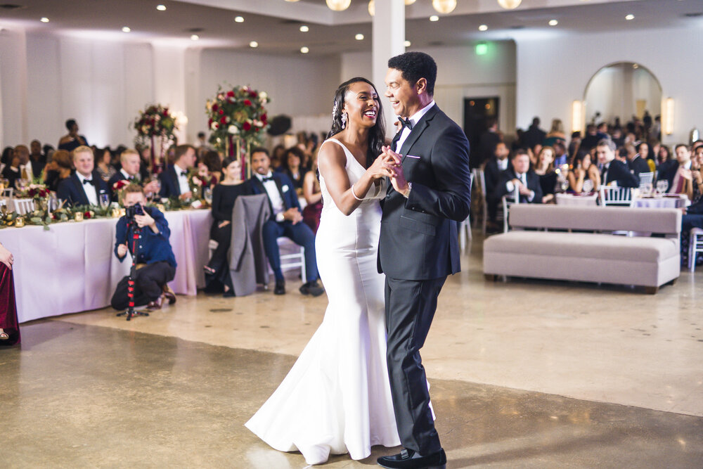 Wedding- Perkins Chapel- Pharris Photography-Reception-Brittani + Zach-Daddy Daughter Dance