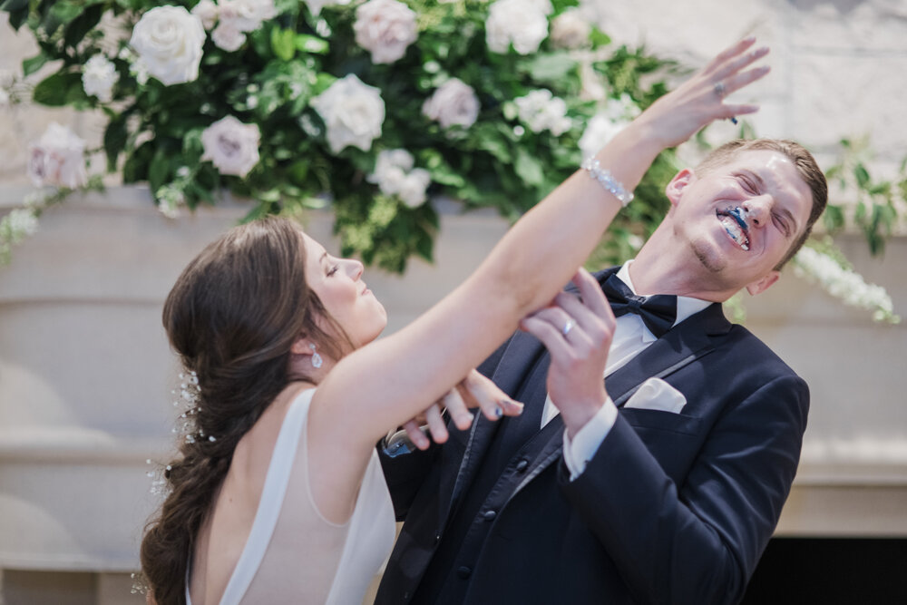 Tomball, TX Wedding-Sandlewood Manor- Pharris Photography-Reception-Shannon + Tyler-Cake Cutting