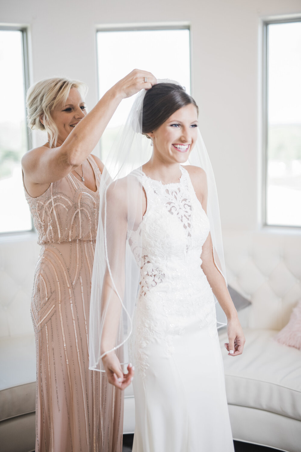 Little Elm, Texas Wedding- Knotting Hill Place - Pharris Photography- Getting Ready- Bride