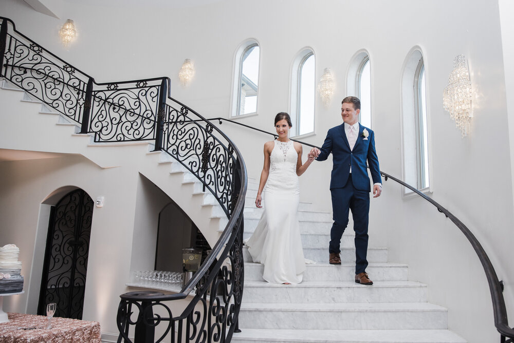 Little Elm, Texas Wedding- Knotting Hill Place - Pharris Photography- Reception - The Reception Room-Entrance