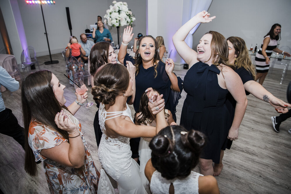 Little Elm, Texas Wedding- Knotting Hill Place - Pharris Photography- Reception - Dance Party