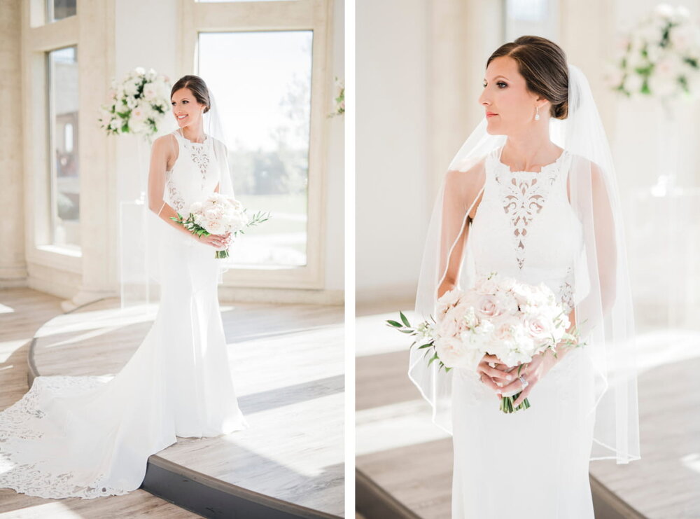 Little Elm, Texas Wedding- Knotting Hill Place - Pharris Photography- Getting Ready- Bride