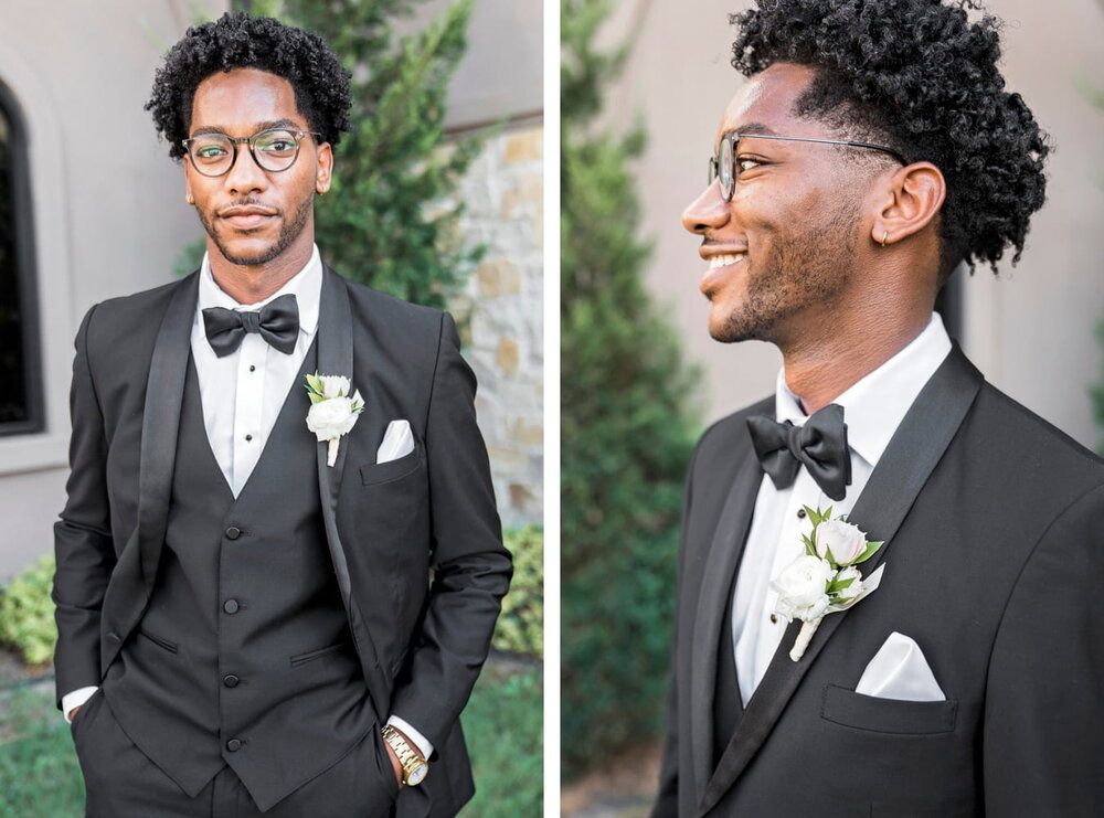 Mckinney, Texas Wedding- Aristide Mckinney - Pharris Photography- Getting Ready- Kaiya + Jacob- Groom