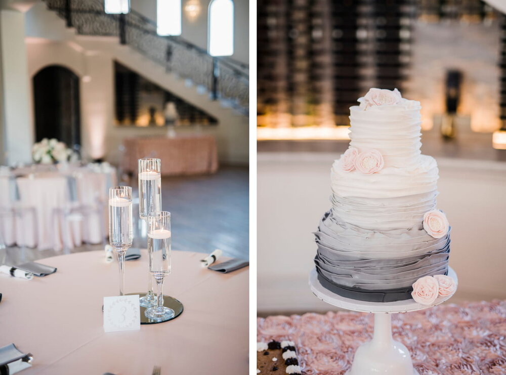 Little Elm, Texas Wedding- Knotting Hill Place - Pharris Photography- Reception - Cake and Drinks