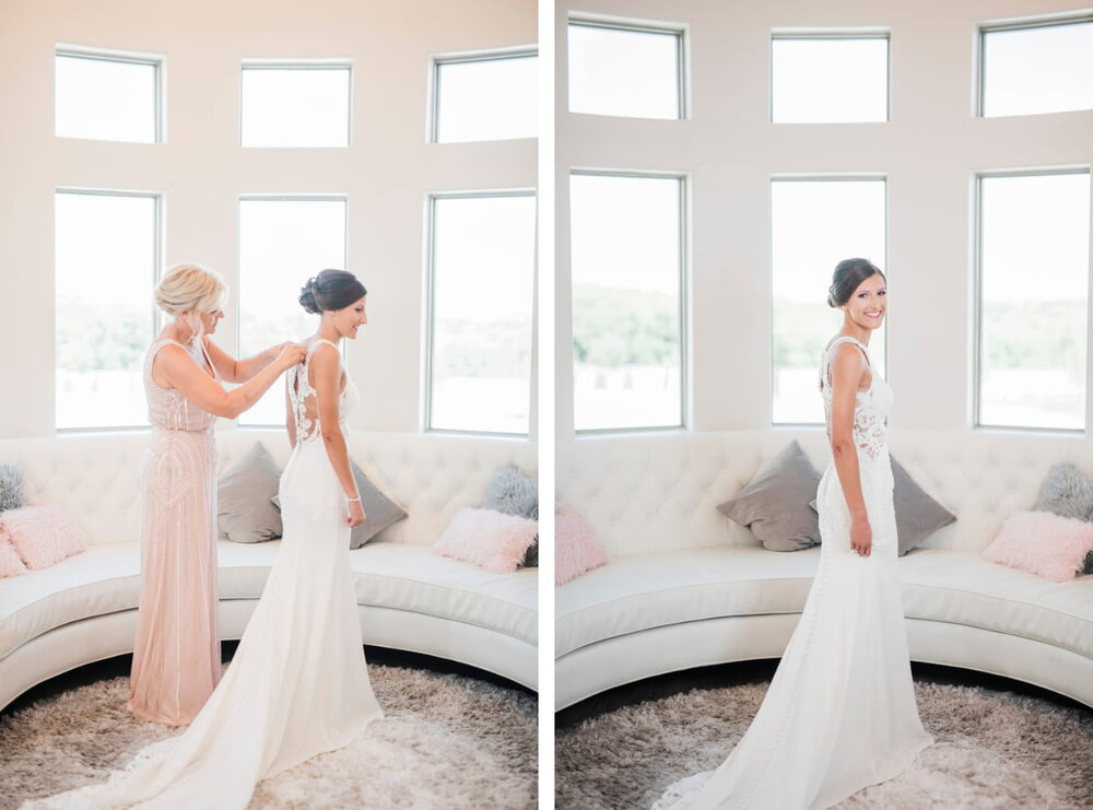 Little Elm, Texas Wedding- Knotting Hill Place - Pharris Photography- Getting Ready- Bride