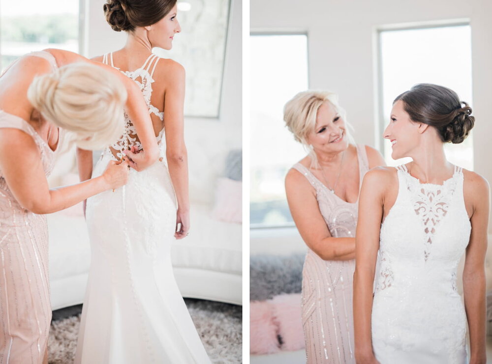 Little Elm, Texas Wedding- Knotting Hill Place - Pharris Photography- Getting Ready- Bride