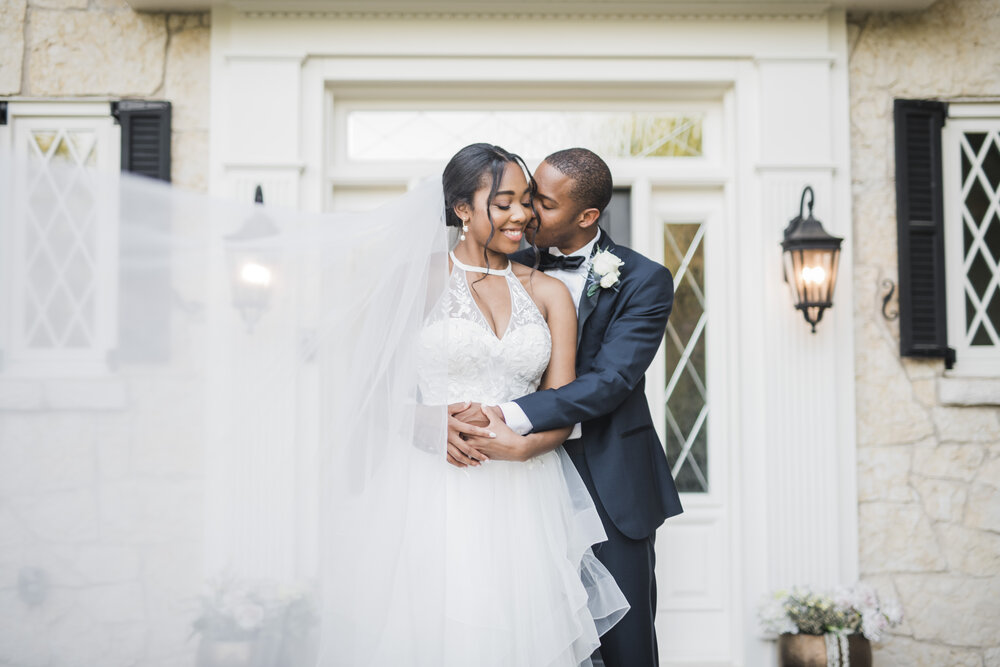 Mansfield Wedding- Aristide Mansfield - Pharris Photography- Reception- Morgan + Trevor - Bride and Groom