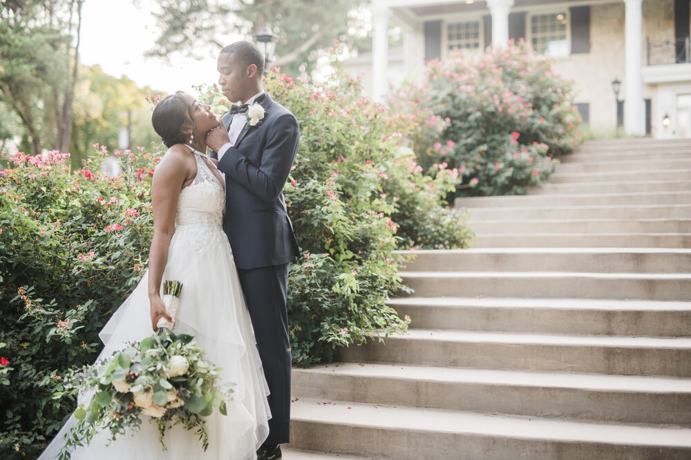 Mansfield Wedding- Aristide Mansfield - Pharris Photography- Reception- Morgan + Trevor - Bride and Groom