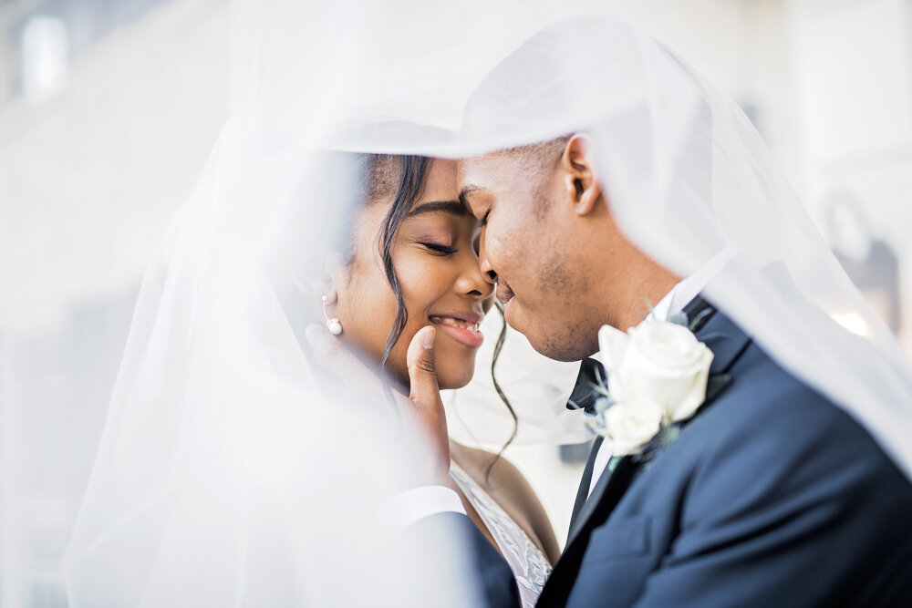 Mansfield Wedding- Aristide Mansfield - Pharris Photography- Reception- Morgan + Trevor - Bride and Groom