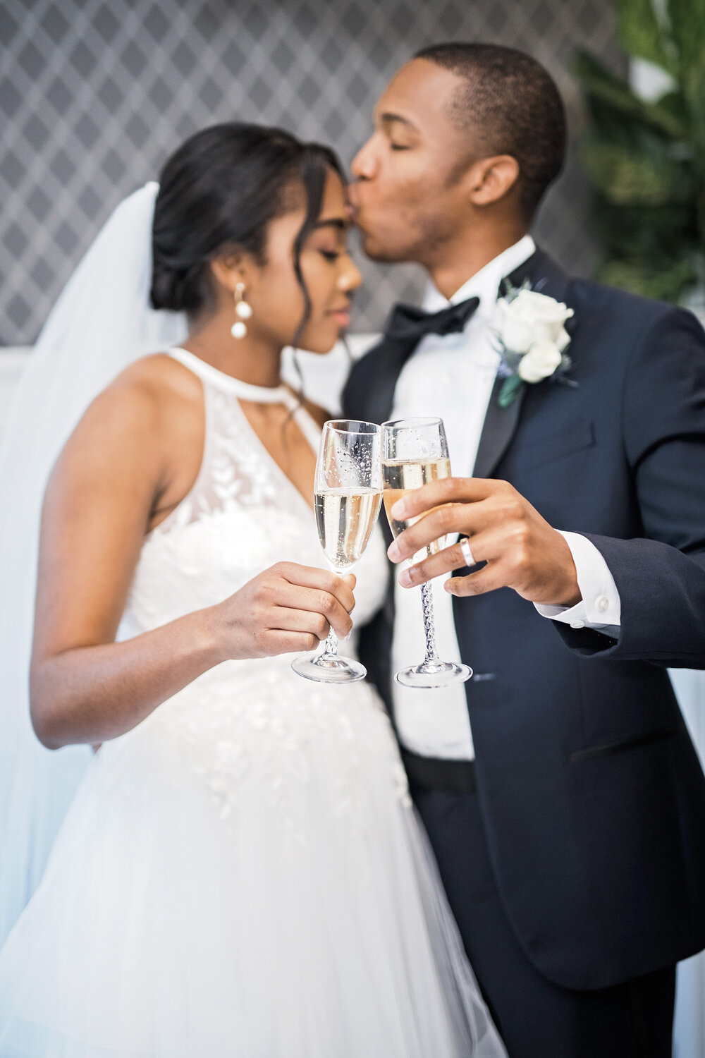 Mansfield Wedding- Aristide Mansfield - Pharris Photography- Reception- Morgan + Trevor - Bride and Groom