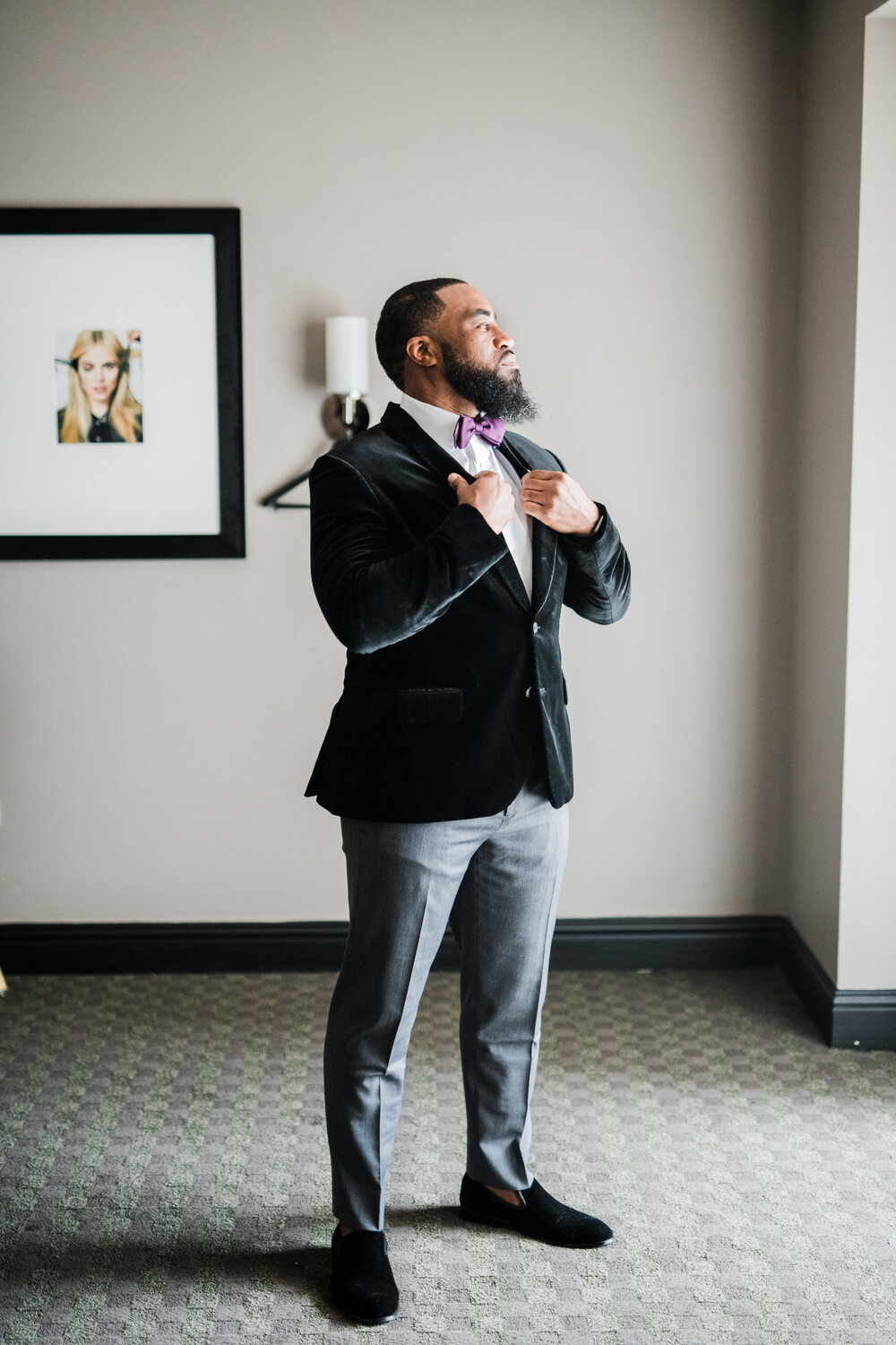 Houston Wedding- Hotel ZaZa- Pharris Photography- Getting Ready- Angie + Charles- Groom