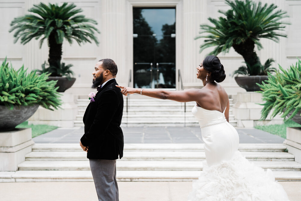 Houston Wedding- Hotel ZaZa- Pharris Photography- Getting Ready- Angie + Charles- First Look