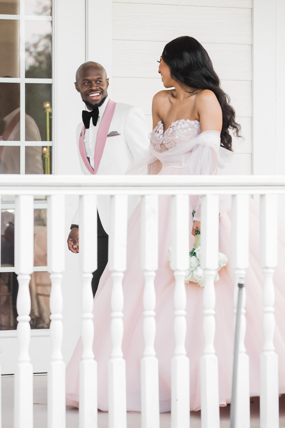 Denton Texas Wedding- The Milestone- Pharris Photography- Reception- Raven + Darnell- Bride+Groom