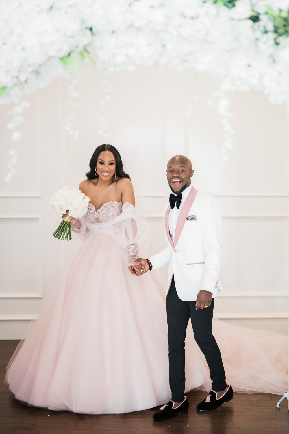 Denton Texas Wedding- The Milestone- Pharris Photography- Reception- Raven + Darnell- Bride+Groom 