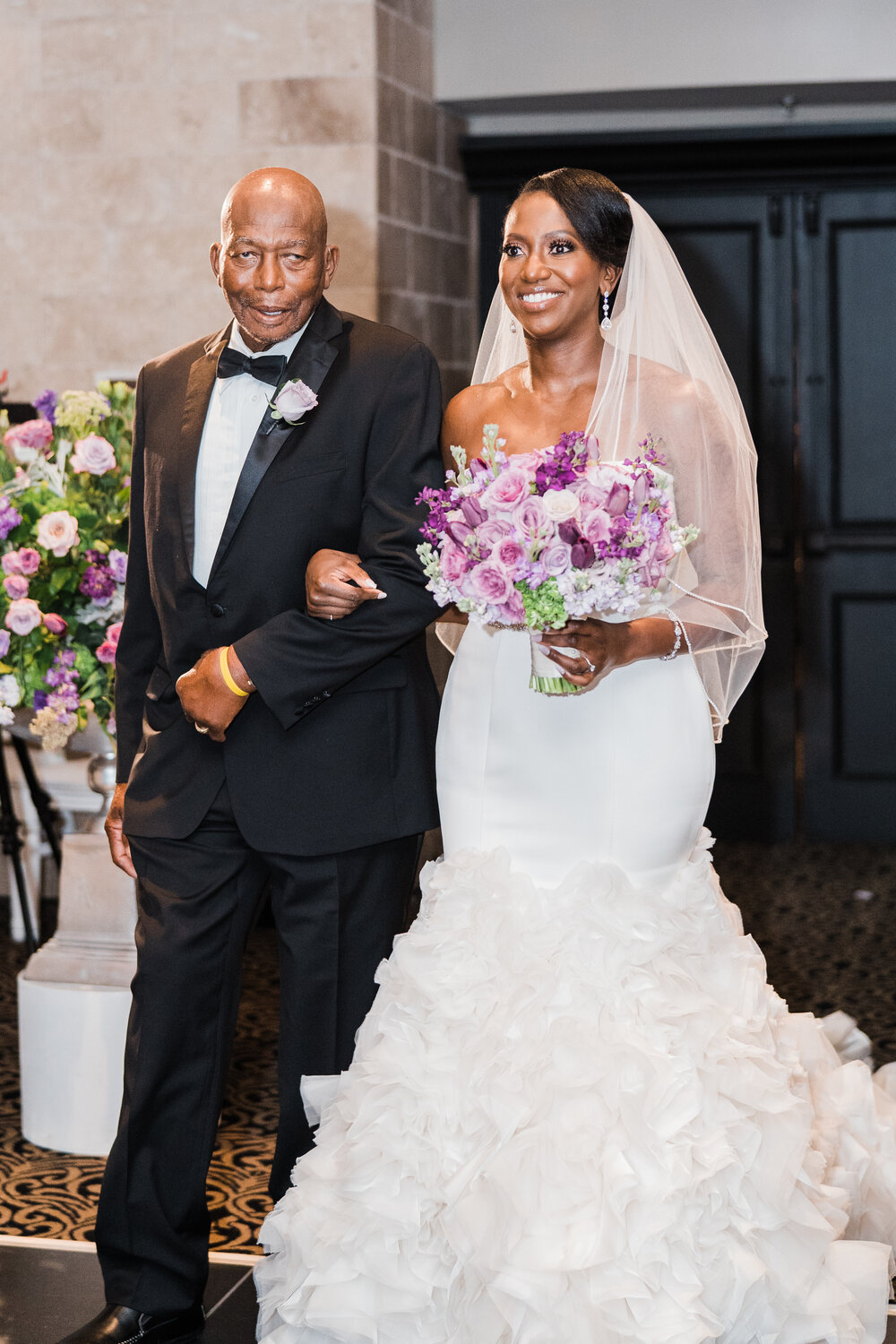 Houston Wedding- Hotel ZaZa- Pharris Photography- Ceremony- Angie + Charles- Father Daughter