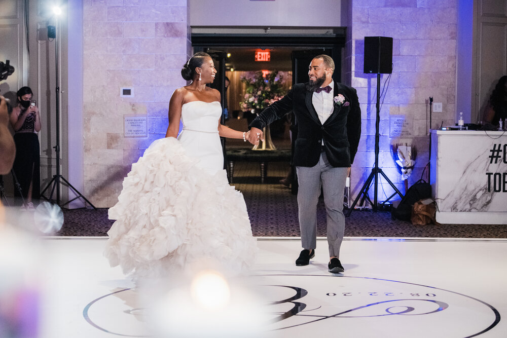 Houston Wedding- Hotel ZaZa- Pharris Photography- Reception- Angie + Charles- The Reception- Bride and Groom 