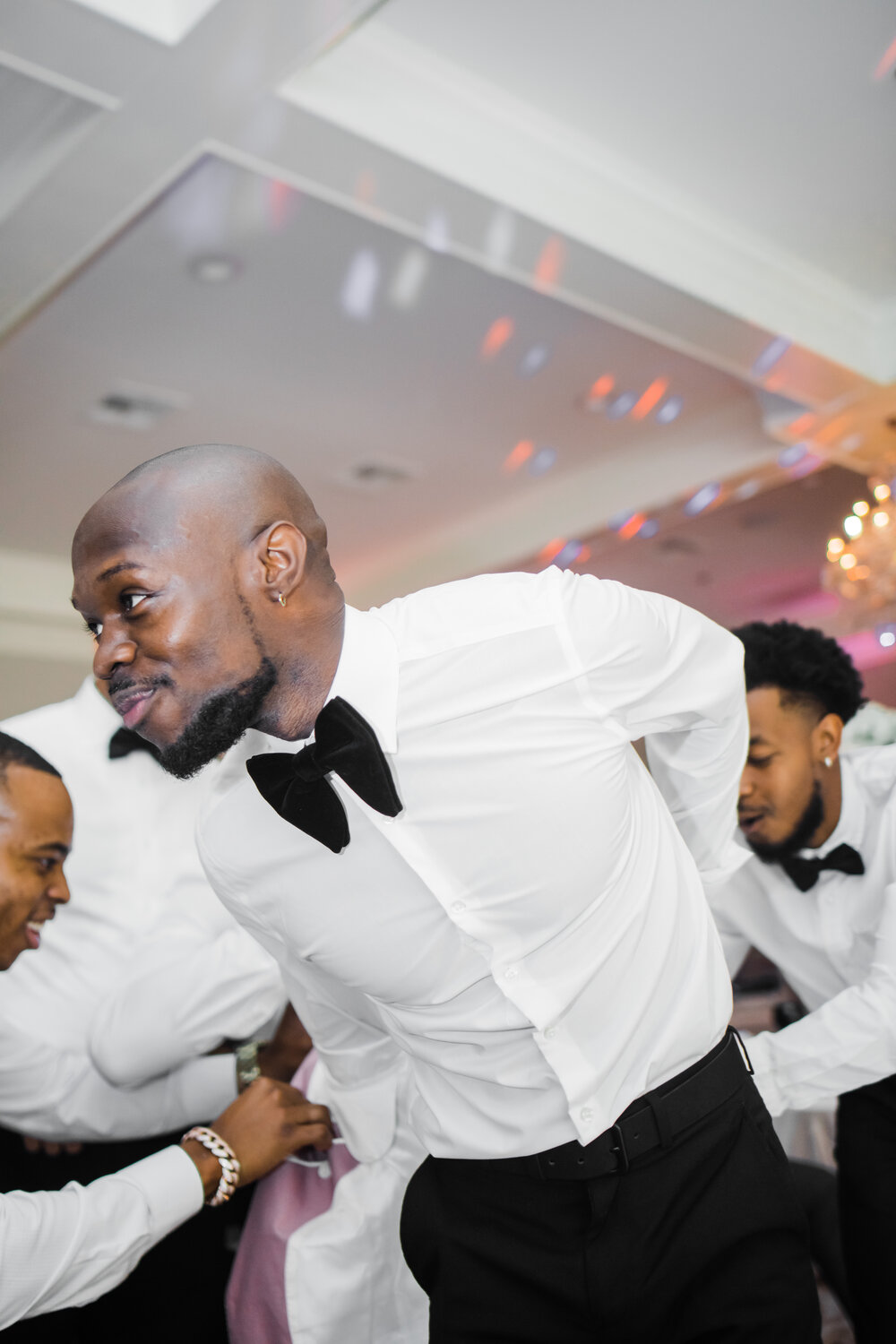 Denton Texas Wedding- The Milestone- Pharris Photography- Reception- Raven + Darnell- Bride- Dancing- Dance Floor 