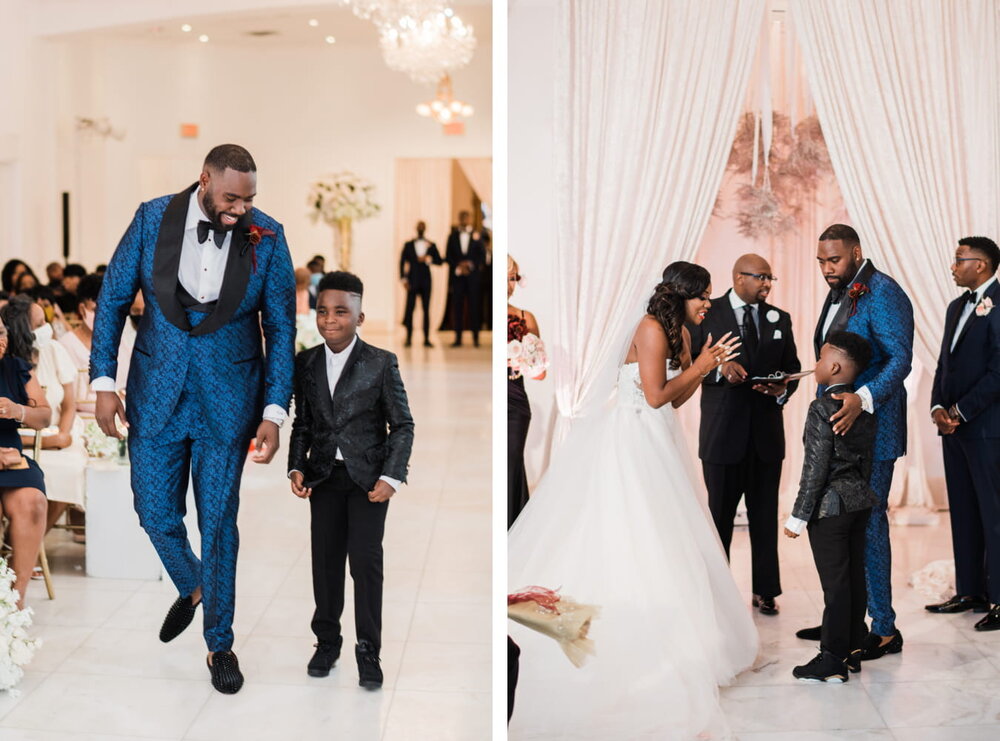 Houston Texas - Chateau Cocomar Wedding - Pharris Photography- Ceremony- Aliah + Tyrone- The Alter 