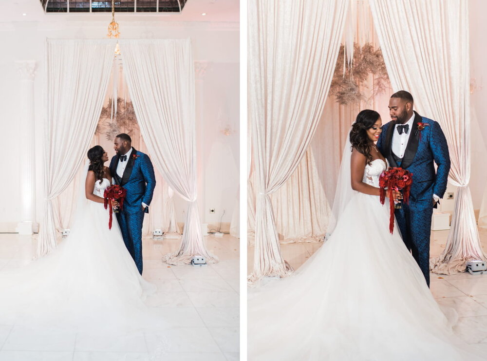 Houston Texas - Chateau Cocomar Wedding - Pharris Photography- Ceremony- Aliah + Tyrone