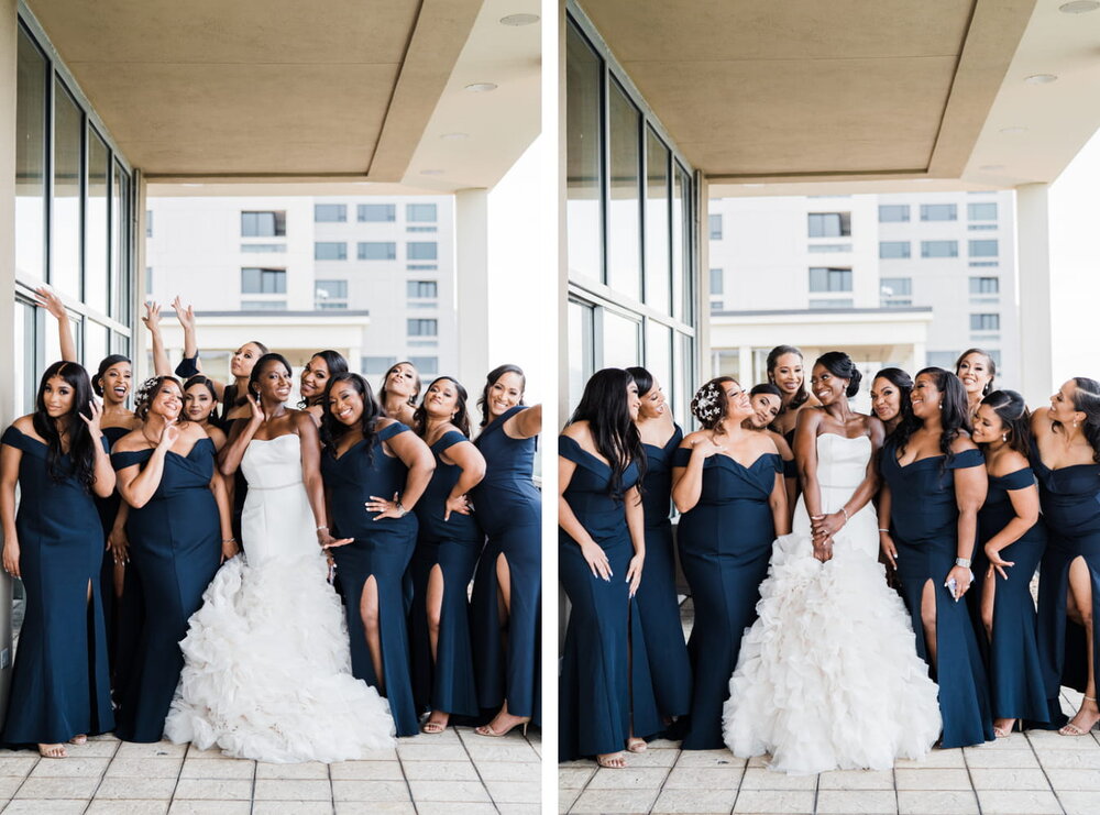 Houston Wedding- Hotel ZaZa- Pharris Photography- Reception- Angie + Charles- The Bridal Party- Bridesmaids