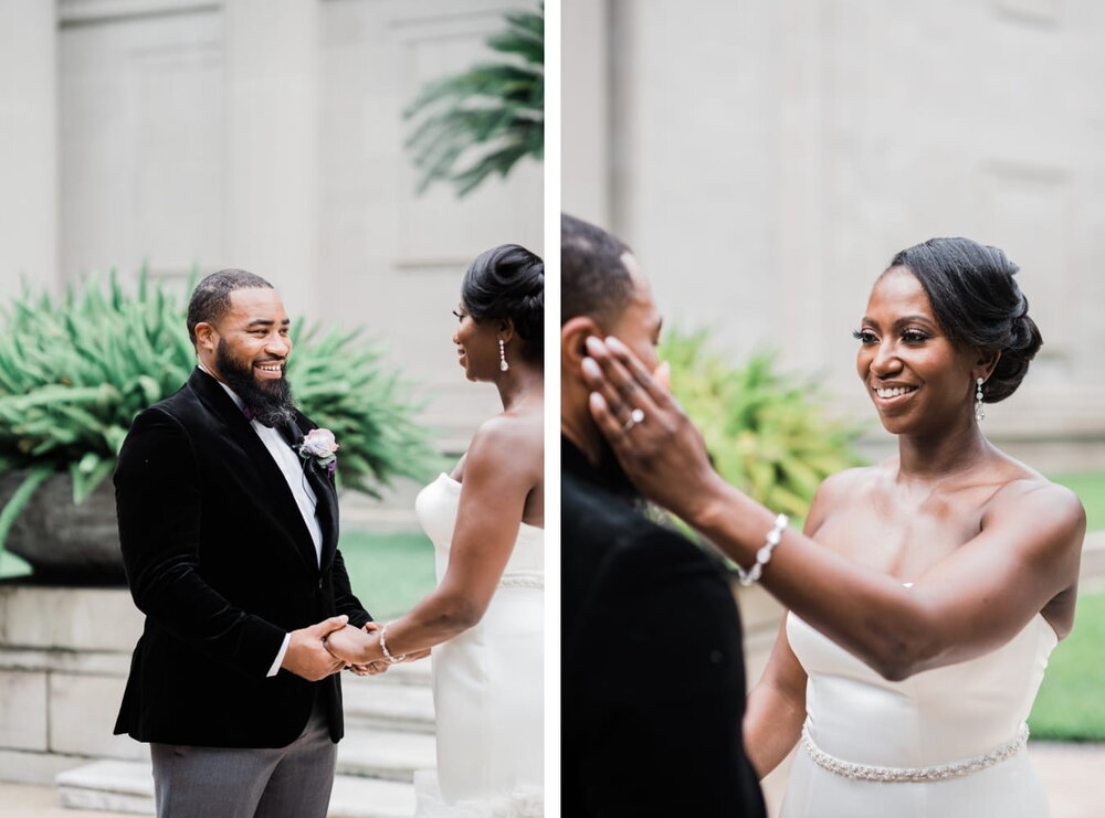 Houston Wedding- Hotel ZaZa- Pharris Photography- Getting Ready- Angie + Charles- First Look