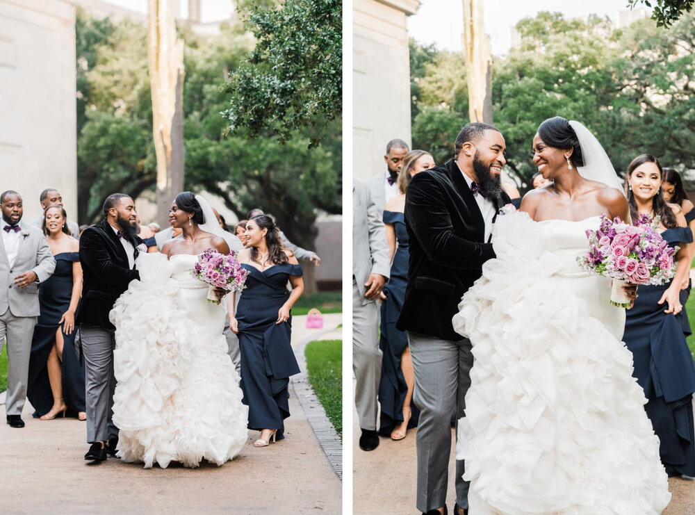 Houston Wedding- Hotel ZaZa- Pharris Photography- Reception- Angie + Charles- The Bride and Groom - Bridal Party