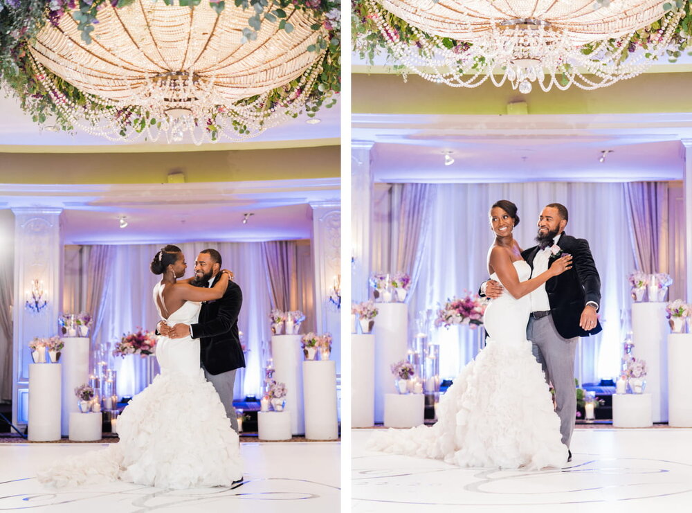 Houston Wedding- Hotel ZaZa- Pharris Photography- Reception- Angie + Charles- The Reception- First Dance- Bride and Groom 