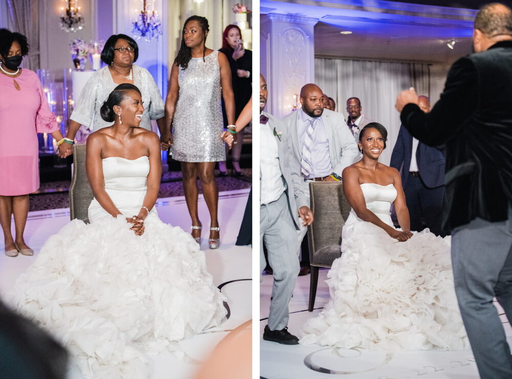 Houston Wedding- Hotel ZaZa- Pharris Photography- Reception- Angie + Charles- The Reception- Garter Toss