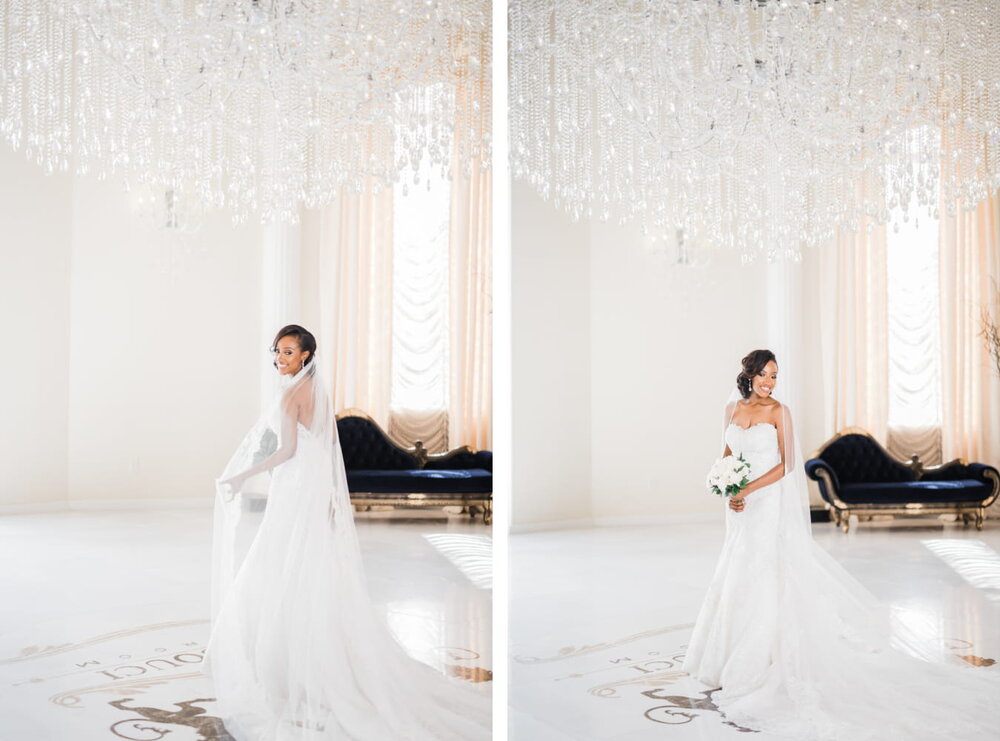 Houston, Texas Bridal Portraits- Pharris Photography- Bridal Session- San Souci Ballroom - Crystal Calhoun 