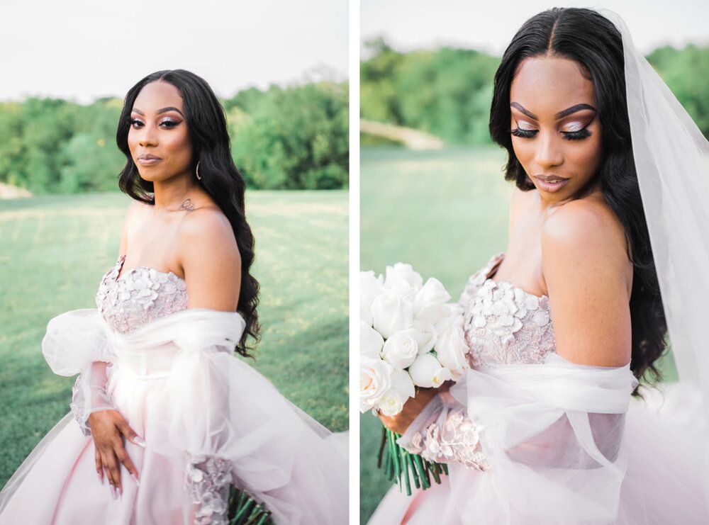 Denton Texas Wedding- The Milestone- Pharris Photography- Reception- Raven + Darnell- Bride