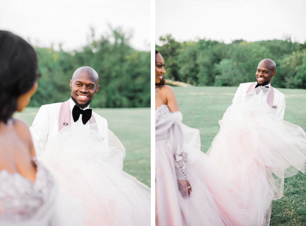 Denton Texas Wedding- The Milestone- Pharris Photography- Reception- Raven + Darnell- Bride+Groom